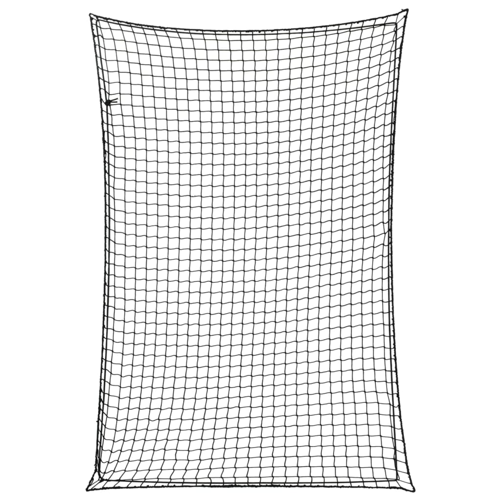 VIDAXL -Anhänger -Netzwerk Elastic Seil 2,2 x 1,5 m Polypropen Schwarz