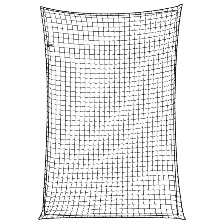 VIDAXL -Anhänger -Netzwerk Elastic Seil 2,2 x 1,5 m Polypropen Schwarz