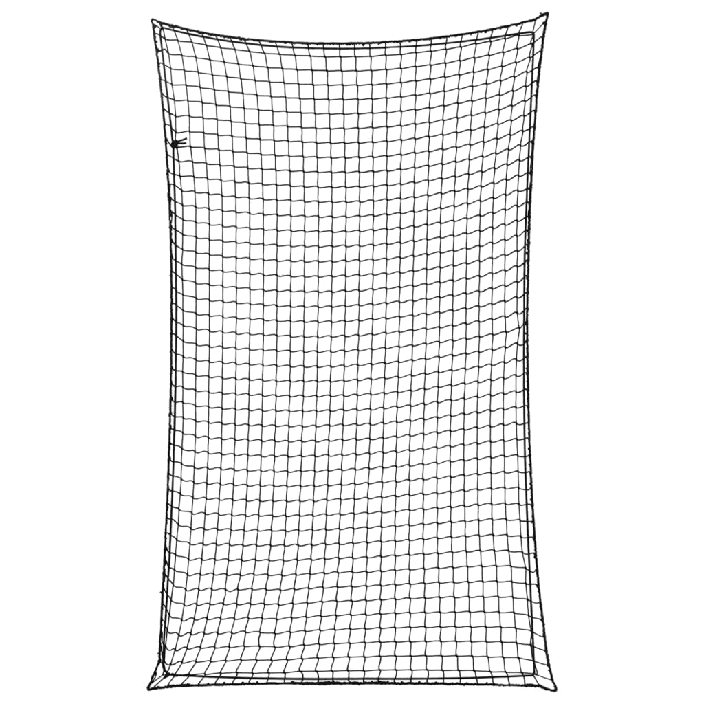 VIDAXL -Anhänger -Netzwerk Elastic Seil 2,5 x 1,5 m Polypropen Schwarz