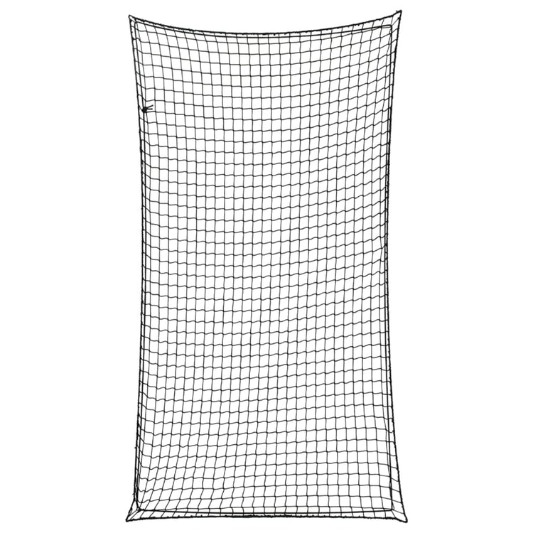VIDAXL -Anhänger -Netzwerk Elastic Seil 3x1,65 m Polypropen Schwarz