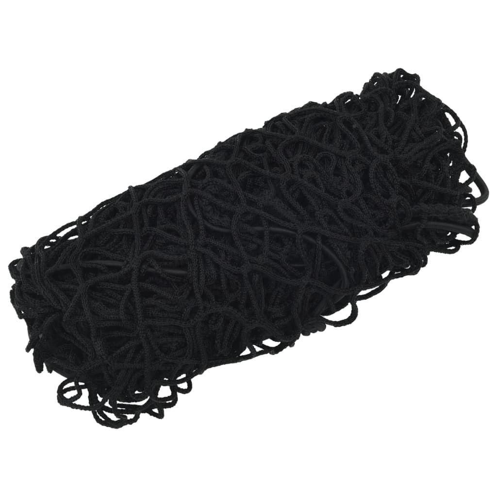 VIDAXL -Anhänger -Netzwerk Elastic Seil 3x1,65 m Polypropen Schwarz