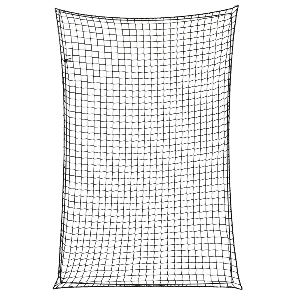 VIDAXL -Anhänger -Netzwerk elastisches Seil 3x2 M Polypropen Schwarz