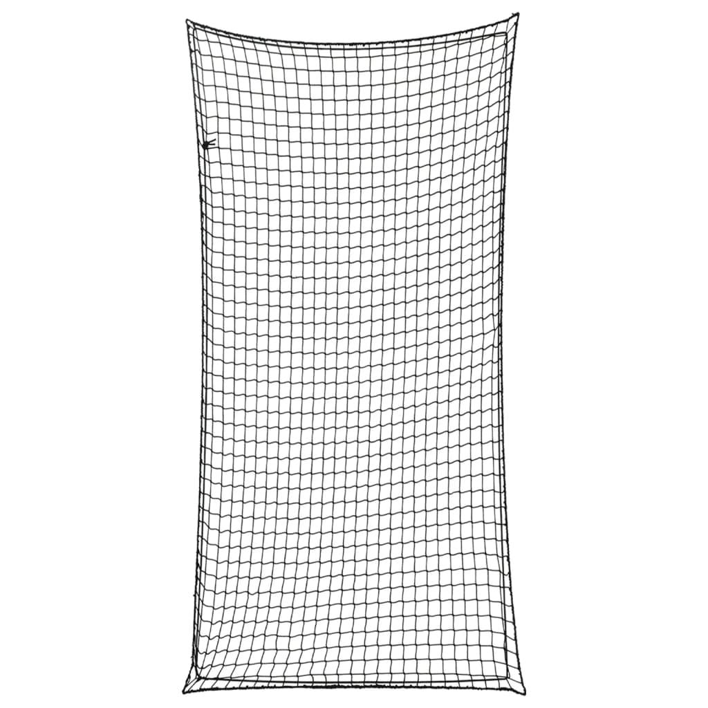 VIDAXL -Anhänger -Netzwerk elastisches Seil 4x2 m Polypropen Schwarz