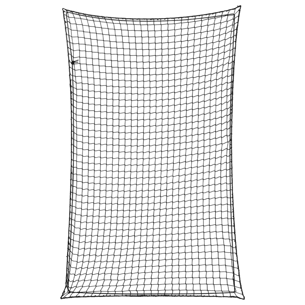 VIDAXL -Anhänger -Netzwerk elastisches Seil 4x2,5 m Polypropen Schwarz