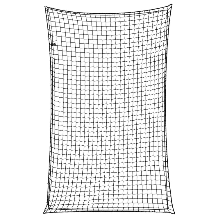VIDAXL -Anhänger -Netzwerk elastisches Seil 4x2,5 m Polypropen Schwarz