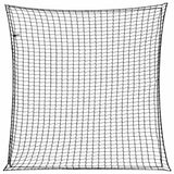VIDAXL -Anhänger Netzwerk elastisches Seil 3x3 m Polypropen Schwarz - afbeelding 1