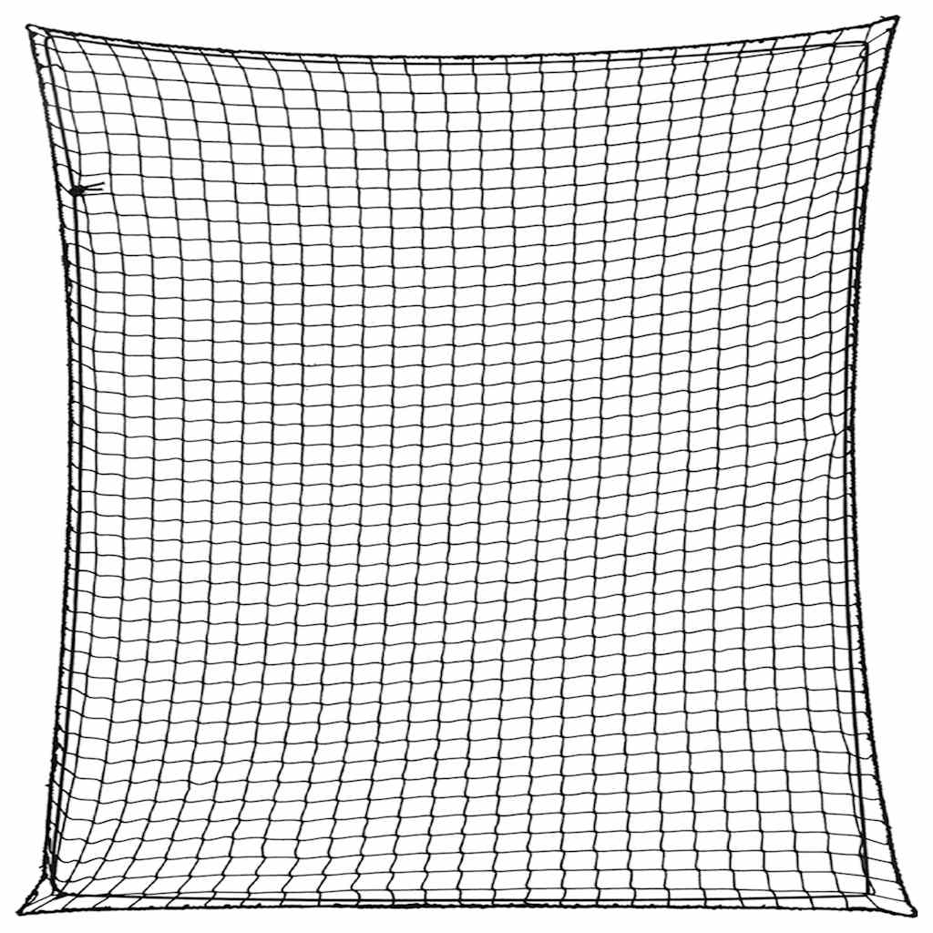 VIDAXL -Anhänger Netzwerk elastisches Seil 3x3 m Polypropen Schwarz