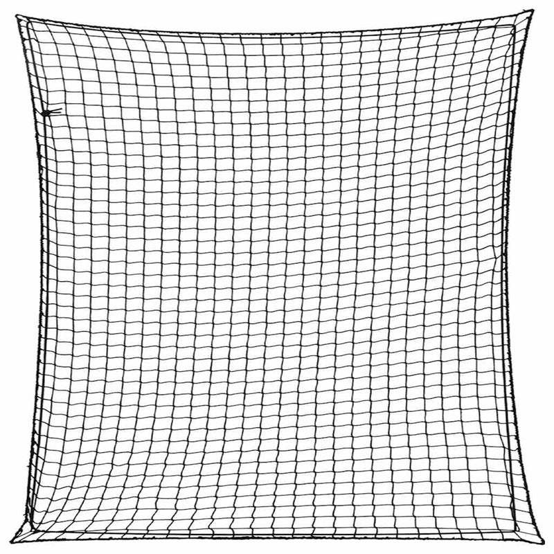 VIDAXL -Anhänger Netzwerk elastisches Seil 3x3 m Polypropen Schwarz