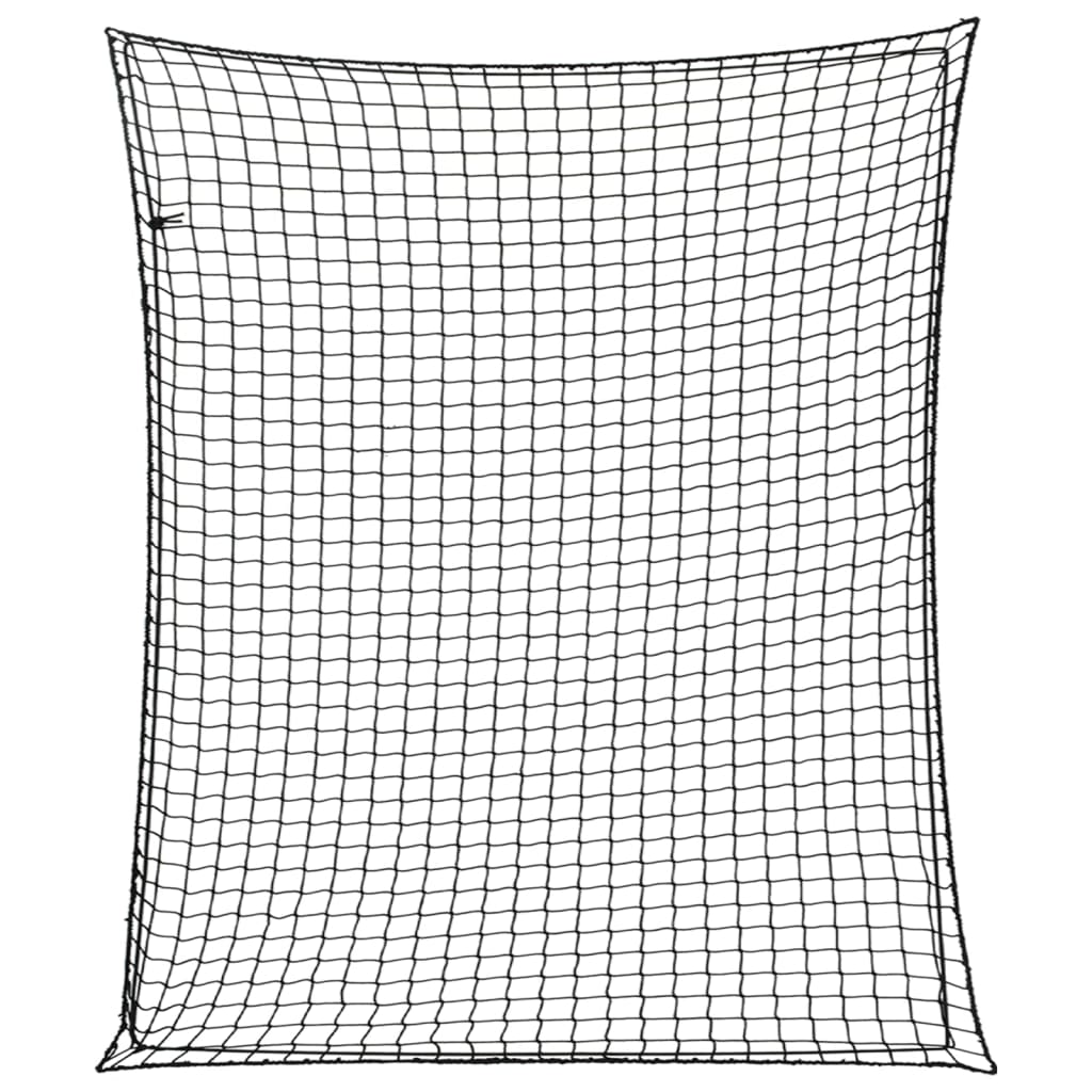 VIDAXL -Anhänger Netzwerk elastisches Seil 3,5 x 3 m Polypropen Schwarz