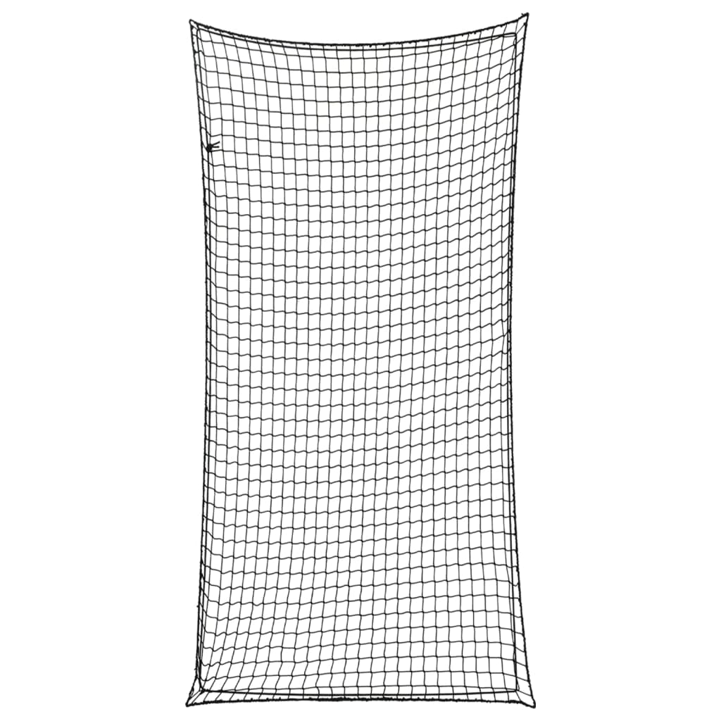VIDAXL -Anhänger -Netzwerk Elastiziertes Seil 7x3,5 m Polypropen Schwarz
