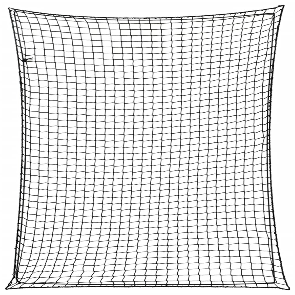 VIDAXL -Anhänger Netzwerk elastisches Seil 4x4 m Polypropen Schwarz