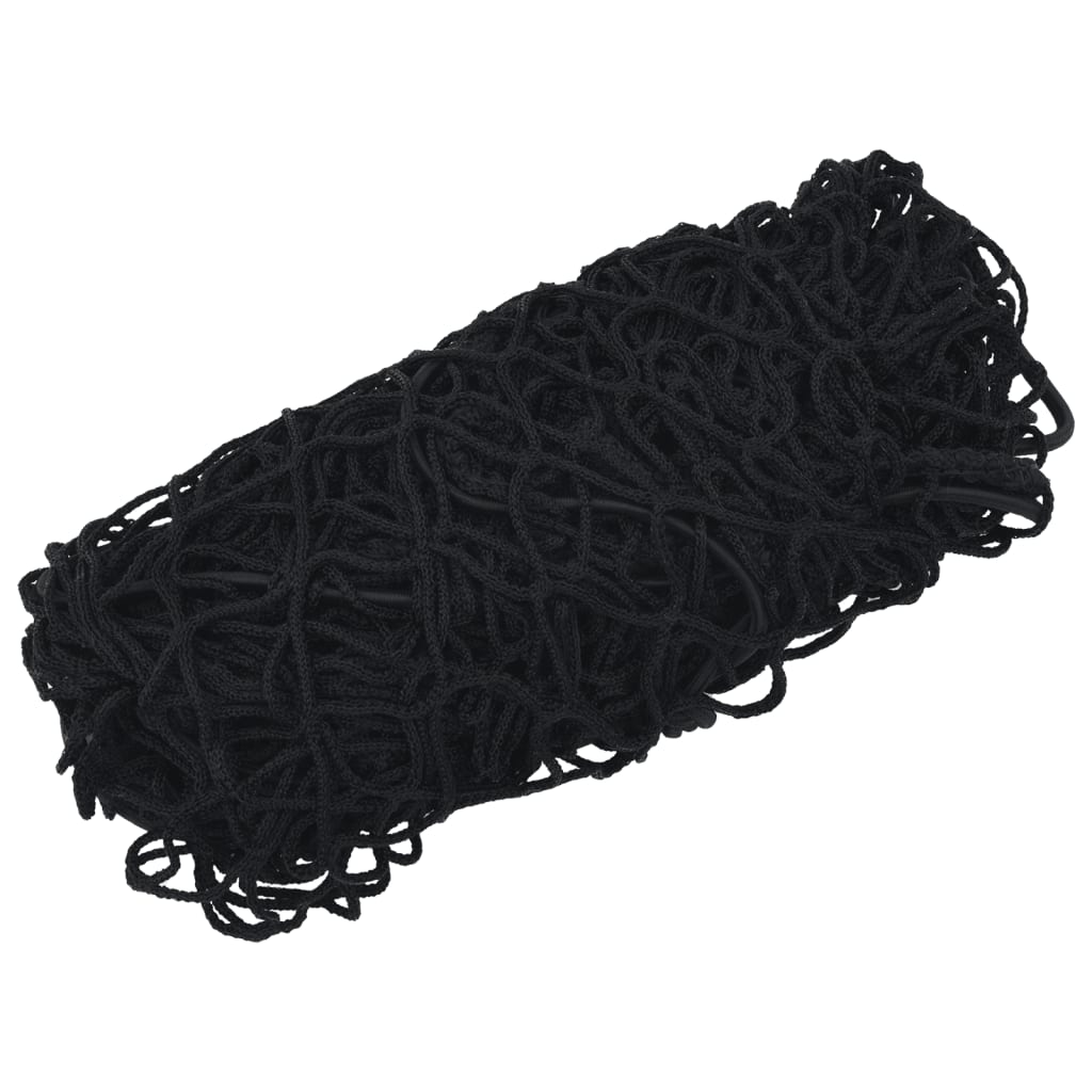 VIDAXL -Anhänger Netzwerk elastisches Seil 4x4 m Polypropen Schwarz