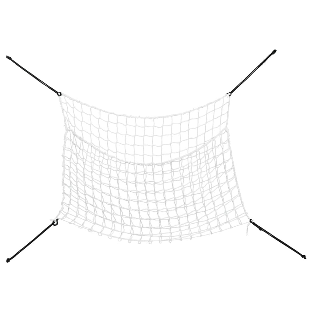 Vidaxl Hooinets 2 PCs 90x60 cm rechteckiger Polypropen weiß
