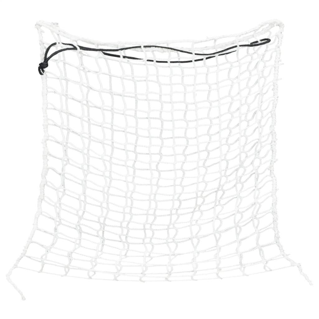 Vidaxl Hooinets 2 ST 75x75 cm Quadratpolypropen Weiß