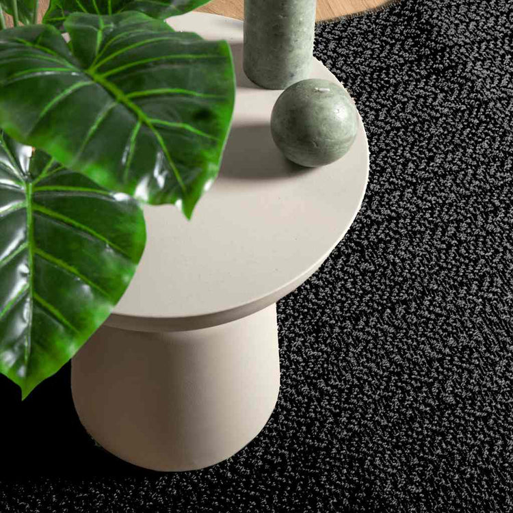 Vidaxl Teppich Zizur innerhalb und außerhalb von 80x200 cm Jute Look Anthrazit
