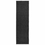 Vidaxl Teppich Zizur innen und außerhalb von 80x250 cm Jute -Anthrazit - afbeelding 3