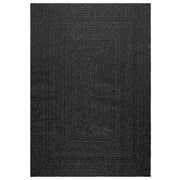 Vidaxl Teppich Zizur innen und außerhalb von 140 x 200 cm Jute Look -Anthrazit - afbeelding 3