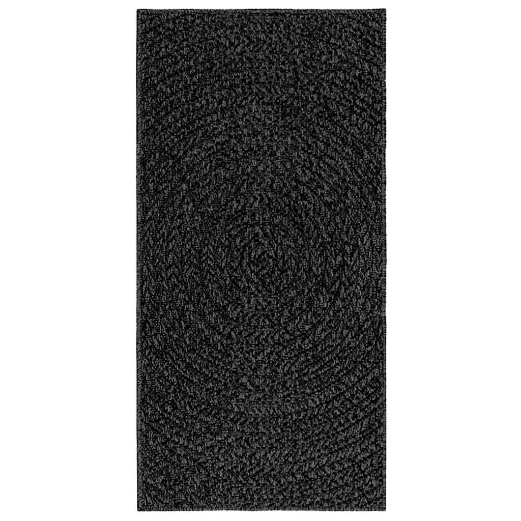 Vidaxl Teppich Zizur Innen und außerhalb 60x110 cm Jute -Anthrazit aussehen