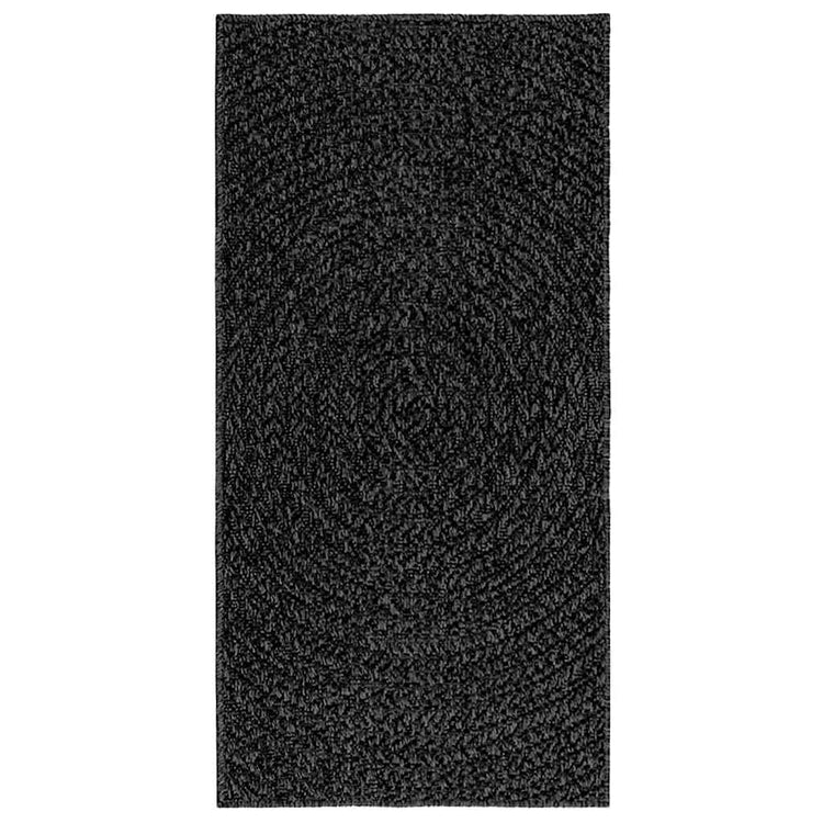 Vidaxl Teppich Zizur Innen und außerhalb 60x110 cm Jute -Anthrazit aussehen