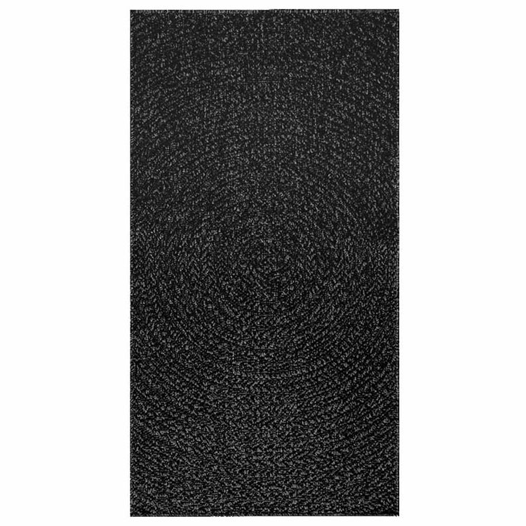 Vidaxl Teppich Zizur Innen und außerhalb von 80x150 cm Jute -Anthrazit
