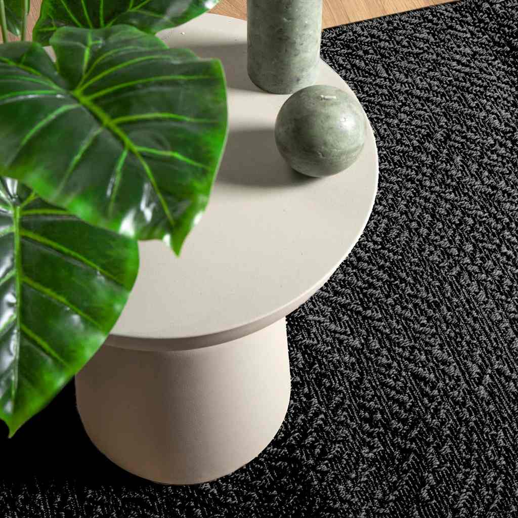 Vidaxl Teppich Zizur innerhalb und außerhalb von 80x200 cm Jute Look Anthrazit