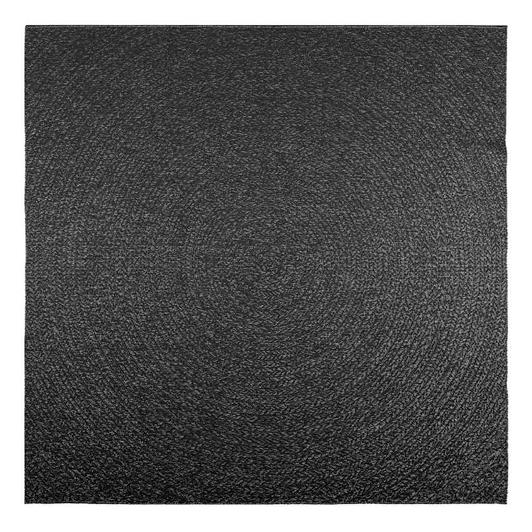Vidaxl Teppich Zizur innerhalb und außerhalb von 200x200cm Jute Look Anthrazit