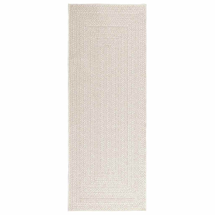 Vidaxl Teppich Zizur Raum innerhalb und außerhalb 80x200 cm Jute Look