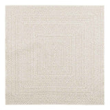 Vidaxl Teppich Zizur Raum innerhalb und außerhalb 120x120 cm Jute Look - afbeelding 3