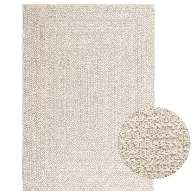 Vidaxl Teppich Zizur Raum innerhalb und außerhalb 120x170 cm Jute Look