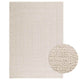 Vidaxl Teppich Zizur Raum innerhalb und außerhalb 120x170 cm Jute Look