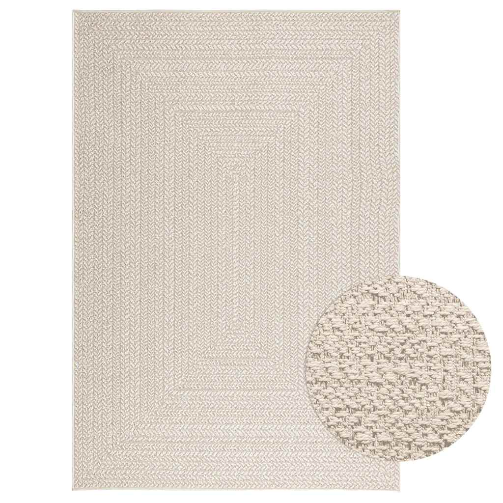Vidaxl Teppich Zizur Raum innerhalb und außerhalb von 140x200 cm Jute Look