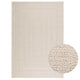 Vidaxl Teppich Zizur Raum innerhalb und außerhalb von 140x200 cm Jute Look