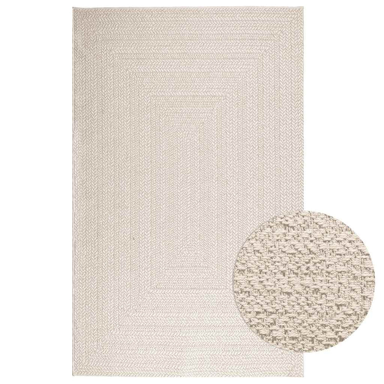 Vidaxl Teppich Zizur Raum innerhalb und außerhalb von 160 x 230 cm Jute Look