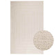 Vidaxl Teppich Zizur Raum innerhalb und außerhalb von 160 x 230 cm Jute Look