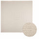 Vidaxl Teppich Zizur Raum innerhalb und außerhalb 240x240 cm Jute Look
