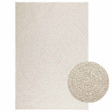 Vidaxl Teppich Zizur Raum innerhalb und außerhalb 120x170 cm Jute Look - afbeelding 1