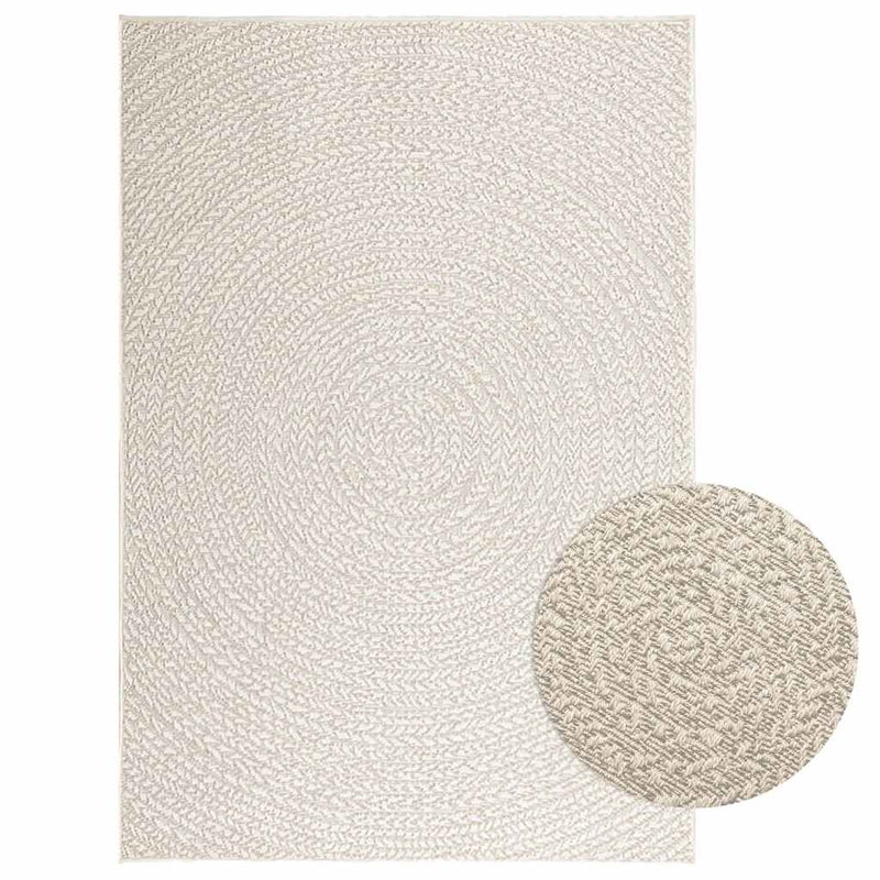 Vidaxl Teppich Zizur Raum innerhalb und außerhalb 120x170 cm Jute Look