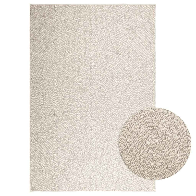 Vidaxl Teppich Zizur Raum innerhalb und außerhalb von 160 x 230 cm Jute Look