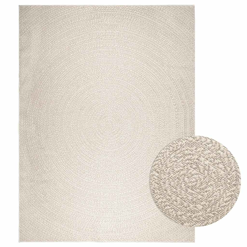 Vidaxl Teppich Zizur Raum innerhalb und außerhalb 240x340 cm Jute Look
