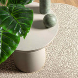 Vidaxl Teppich Zizur Creme in und außerhalb von Ø 90 cm Jute Look - afbeelding 2
