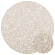 Vidaxl Teppich Zizur Creme in und außerhalb von Ø 120 cm Jute Look - afbeelding 1