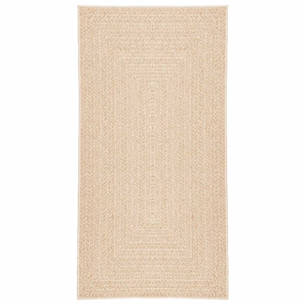 Vidaxl Teppich Zizur Beige Innen und außerhalb von 80x150 cm Jute Look