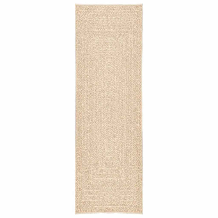 Vidaxl Teppich Zizur Beige Innen und außerhalb 80x250 cm Jute Look