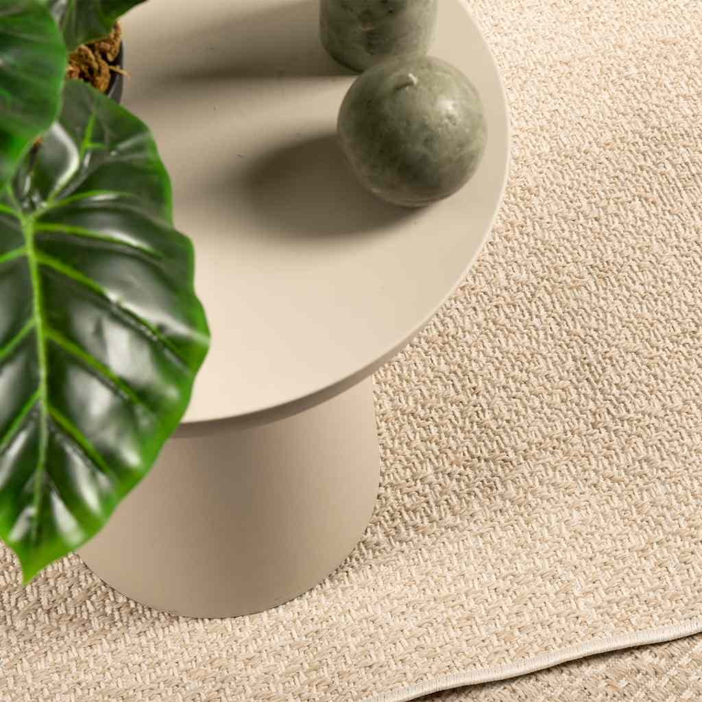 Vidaxl Teppich Zizur Beige Innen und außerhalb 80x250 cm Jute Look