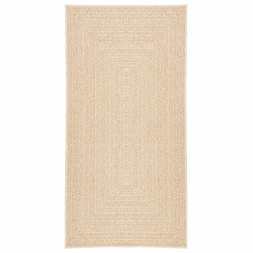 Vidaxl Teppich Zizur Beige Innen und außerhalb von 100x200 cm Jute Look