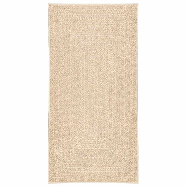 Vidaxl Teppich Zizur Beige Innen und außerhalb von 100x200 cm Jute Look