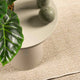 Vidaxl Teppich Zizur Beige innerhalb und außerhalb 120x120 cm Jute Look