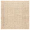 Vidaxl Teppich Zizur Beige innerhalb und außerhalb 120x120 cm Jute Look
