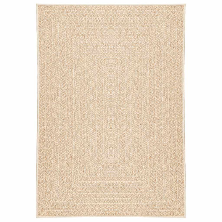 Vidaxl Teppich Zizur Beige Innere und außerhalb von 140x200 cm Jute Look