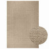 Vidaxl Teppich Zizur Beige innerhalb und außerhalb 200x290 cm Jute Look